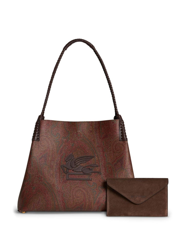 Borsa tote Paisley Libra media