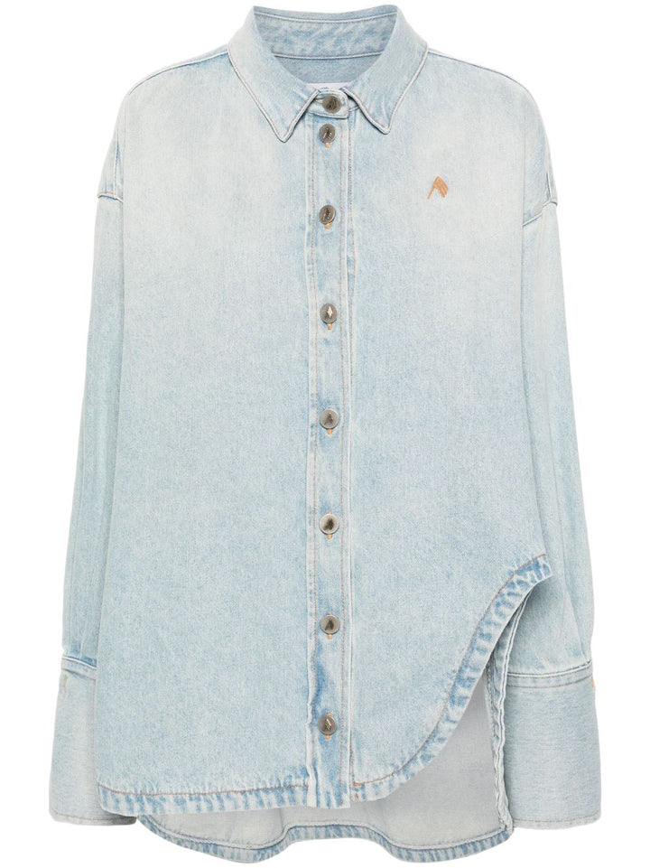 Camicia in denim blu chiaro