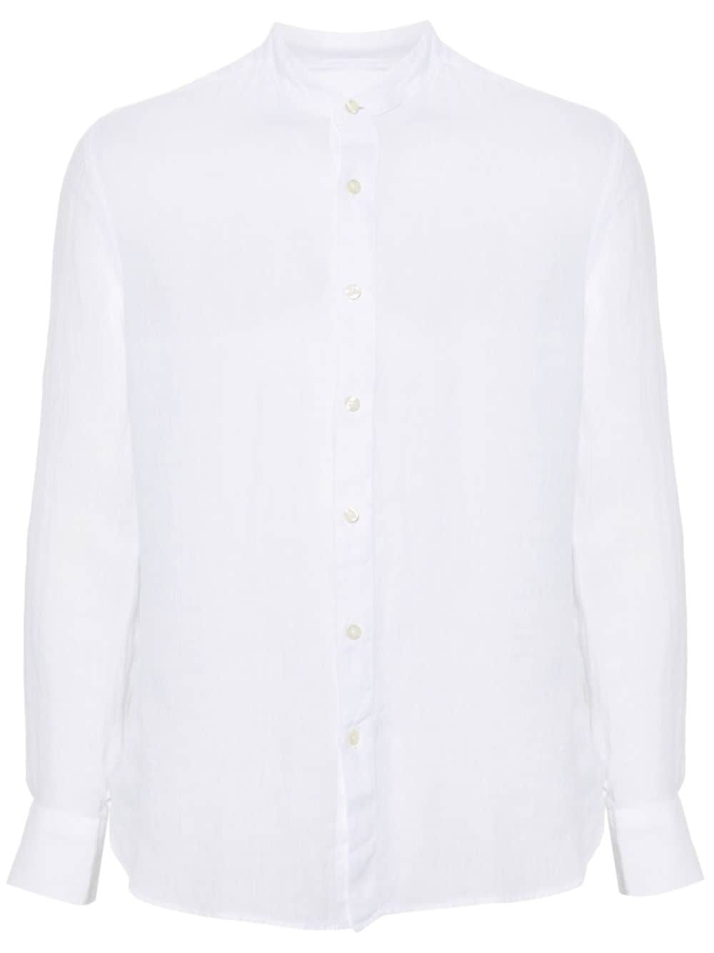 Camicia in lino bianca