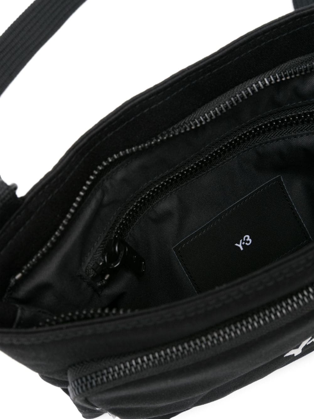 Black messenger shoulder strap