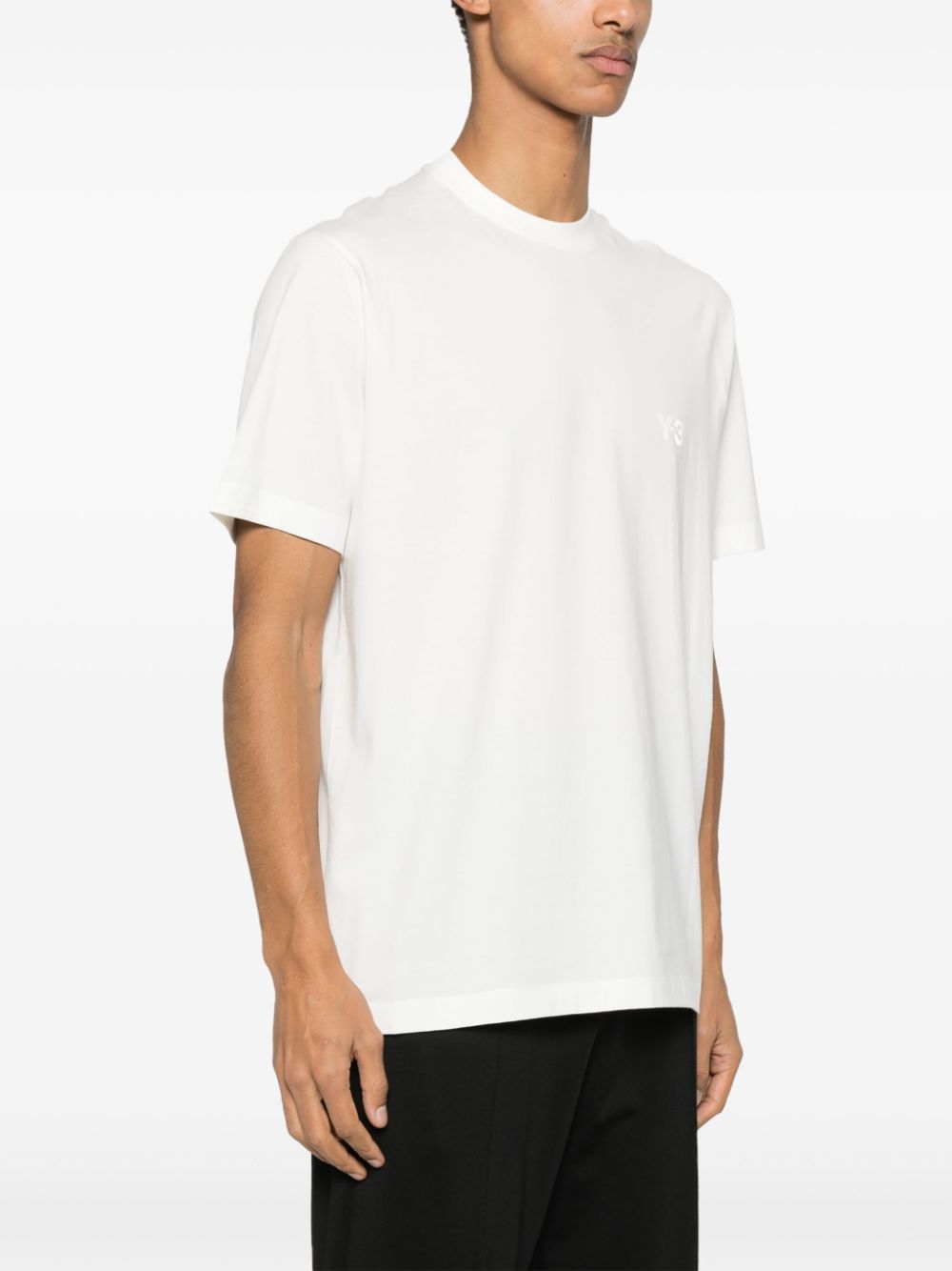 white logotype t-shirt