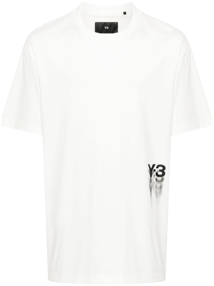 white logotype t-shirt