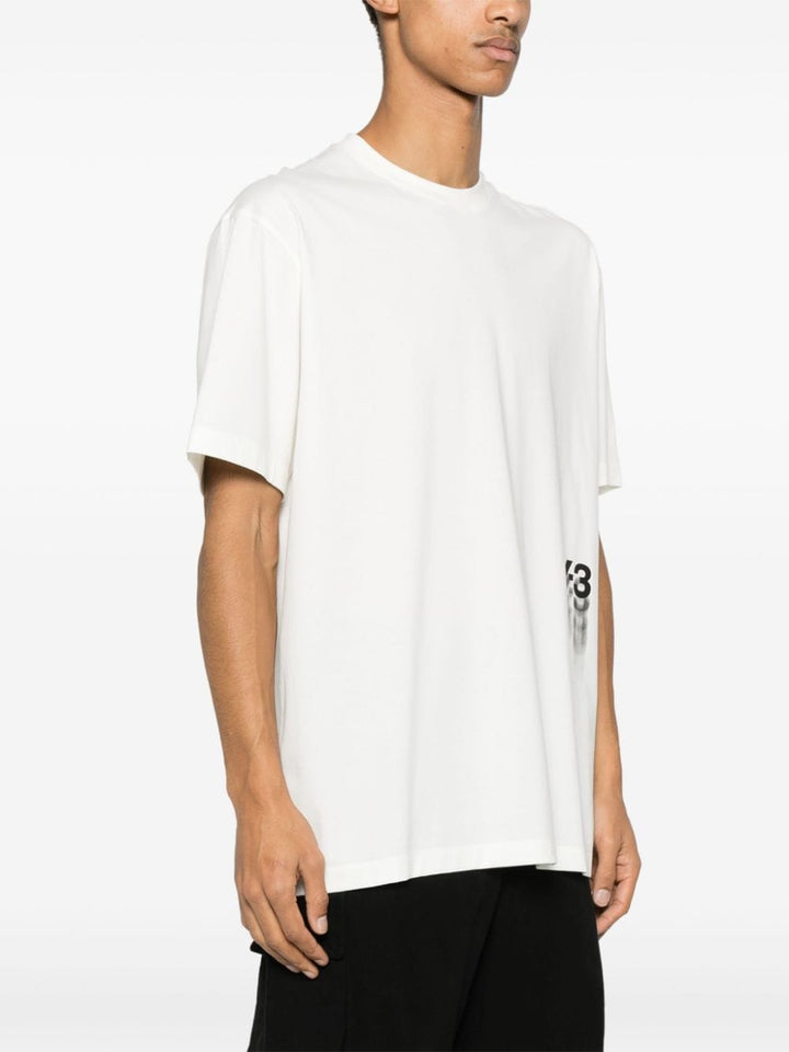 white logotype t-shirt