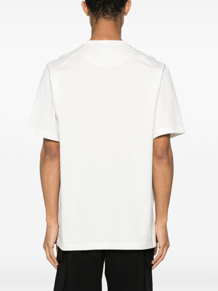 white logotype t-shirt