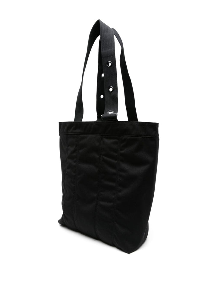 Black tote bag