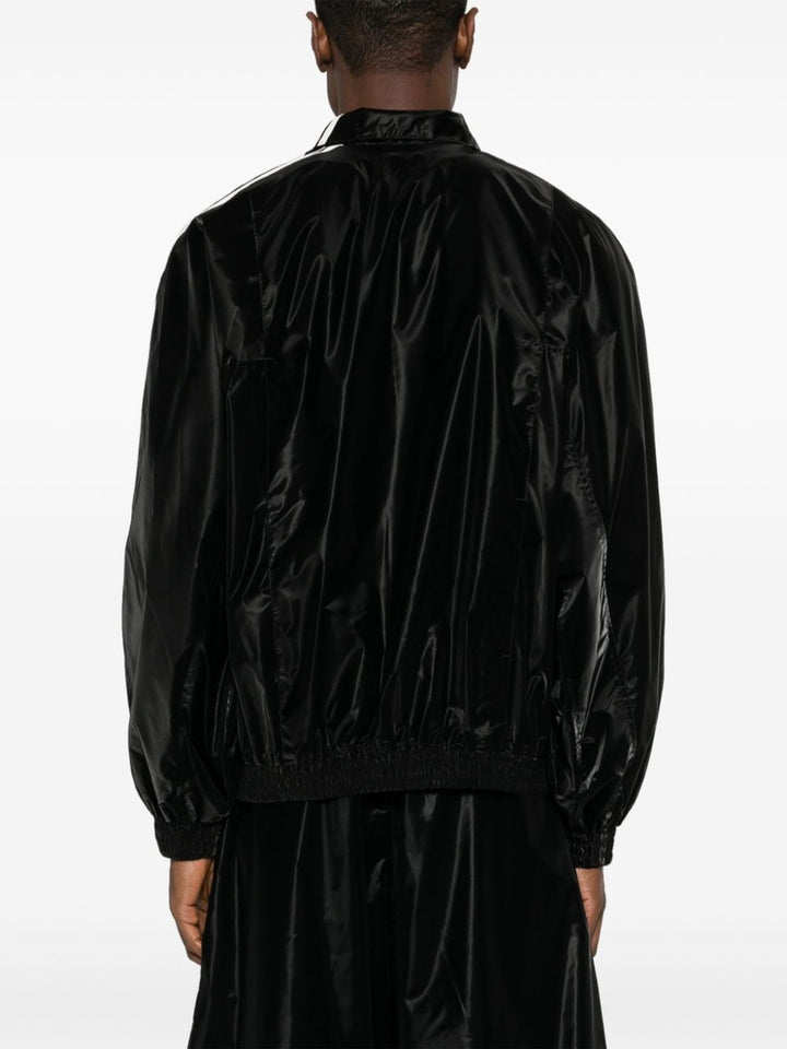 Black jacket with shiny finish