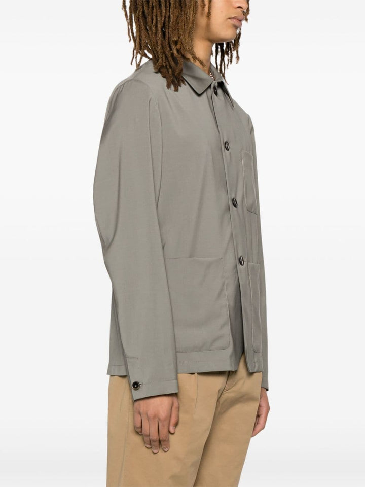 Dove gray overshirt