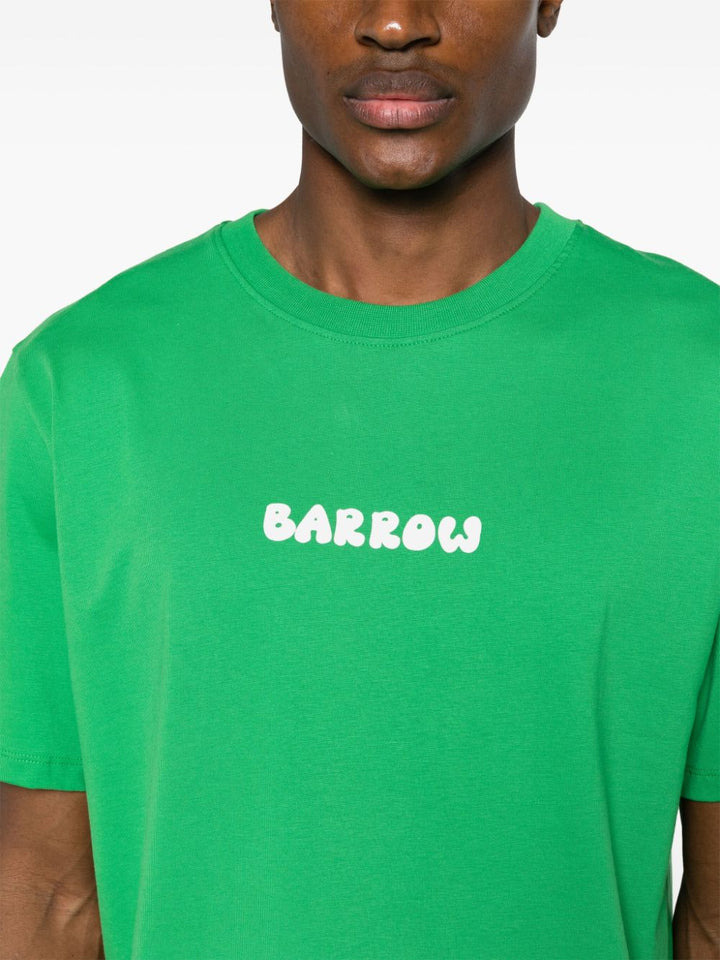 T-shirt vert à logo Teddy