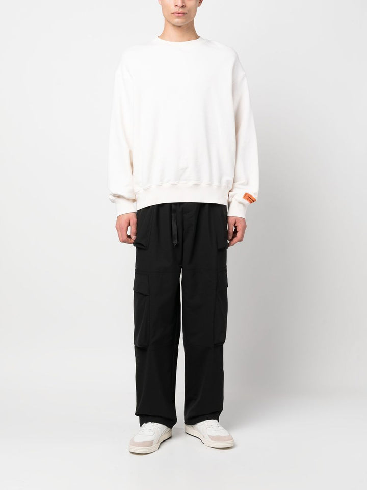 Black cargo trousers