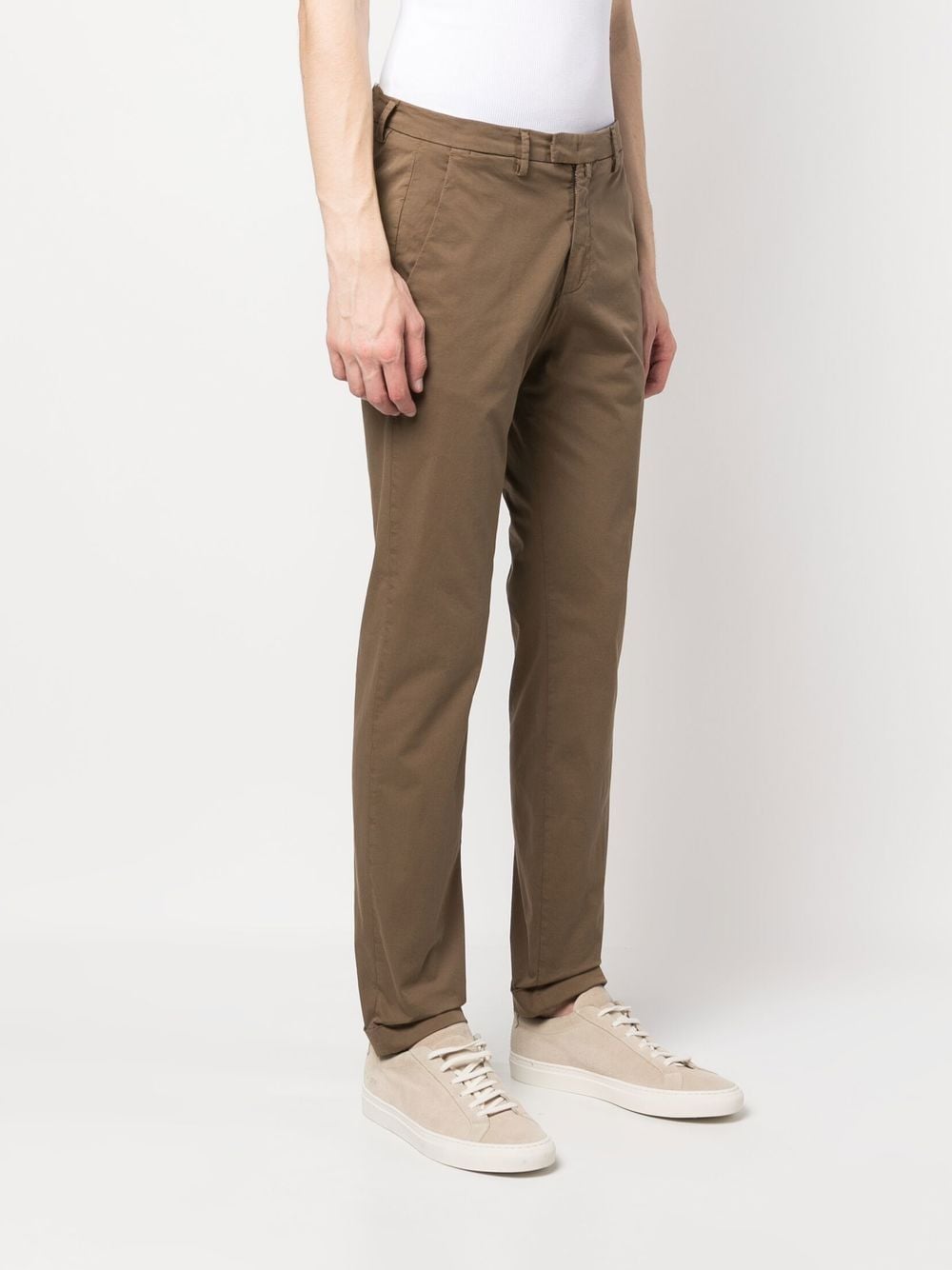 Pantalone in cotone marrone