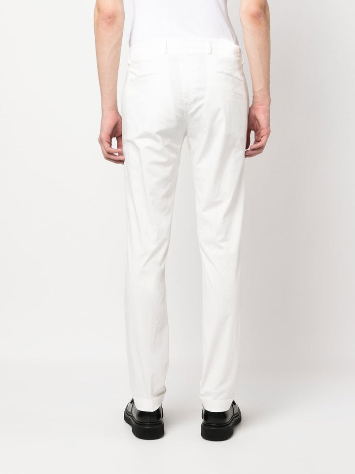 Pantalone in cotone bianco