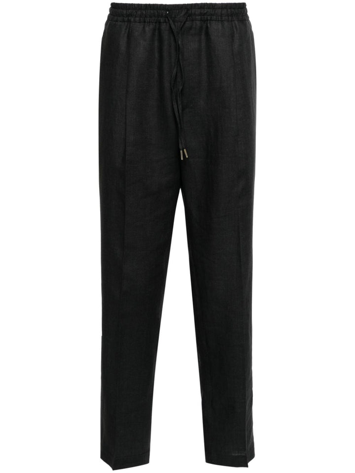 Pantalone Wimbledon in lino nero