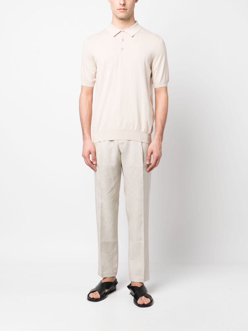 Wimbledon trousers in beige linen