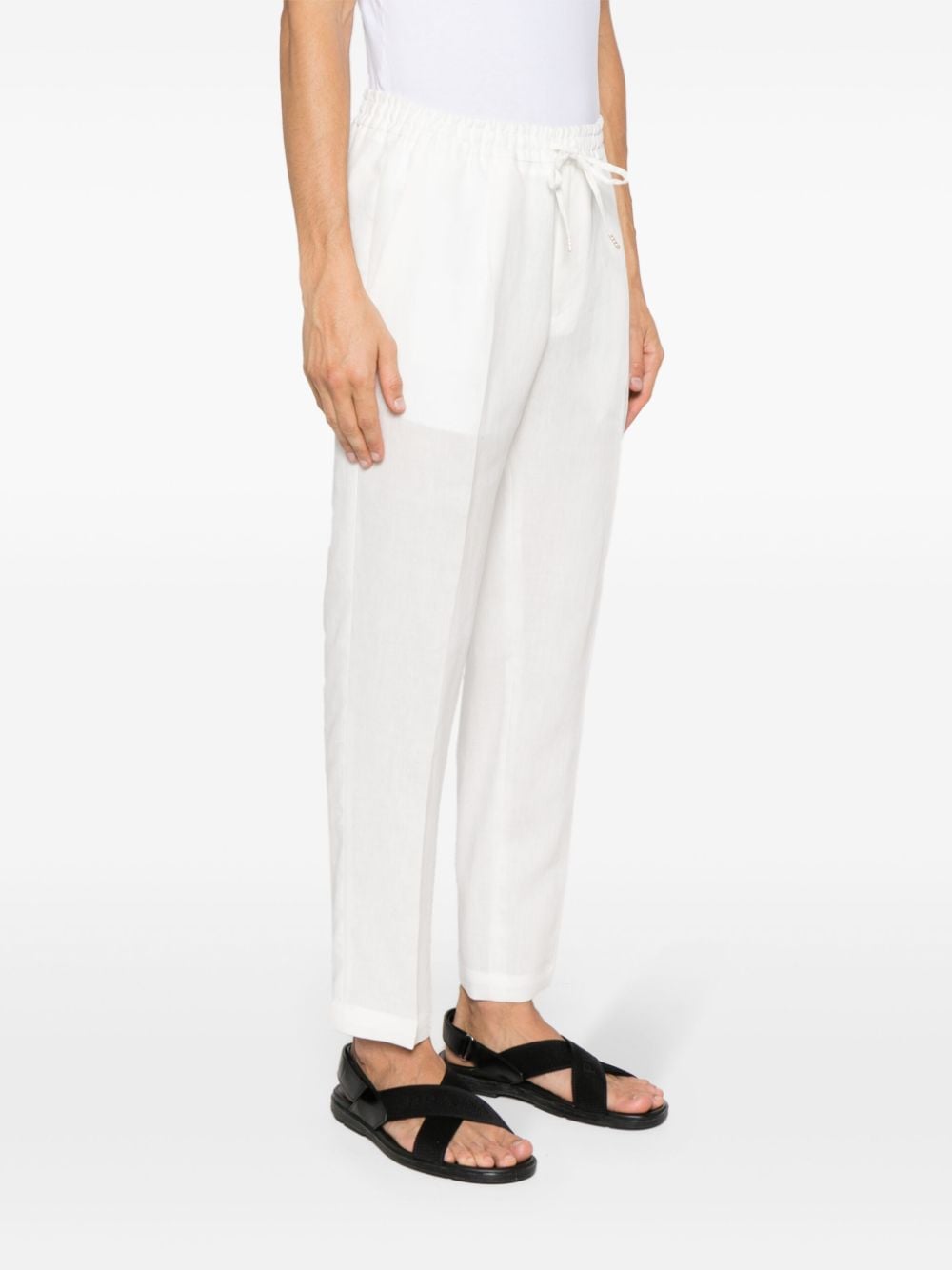 Pantalone Wimbledon in lino bianco