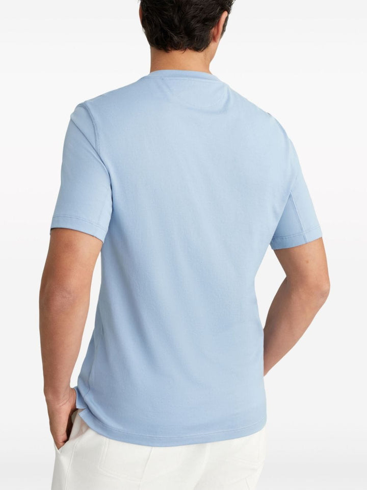 Light blue T-shirt with logo