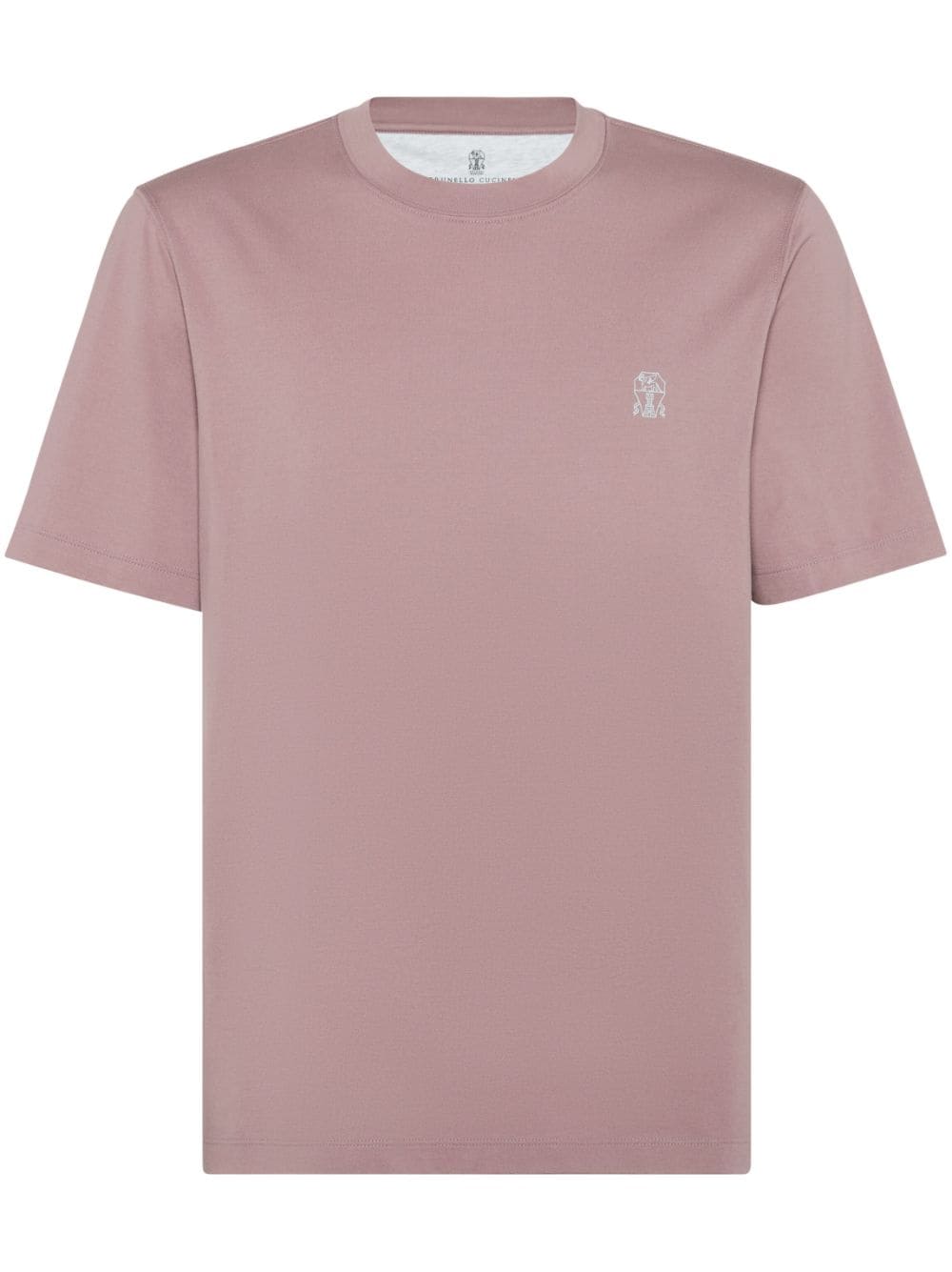 T-shirt rosa con logo