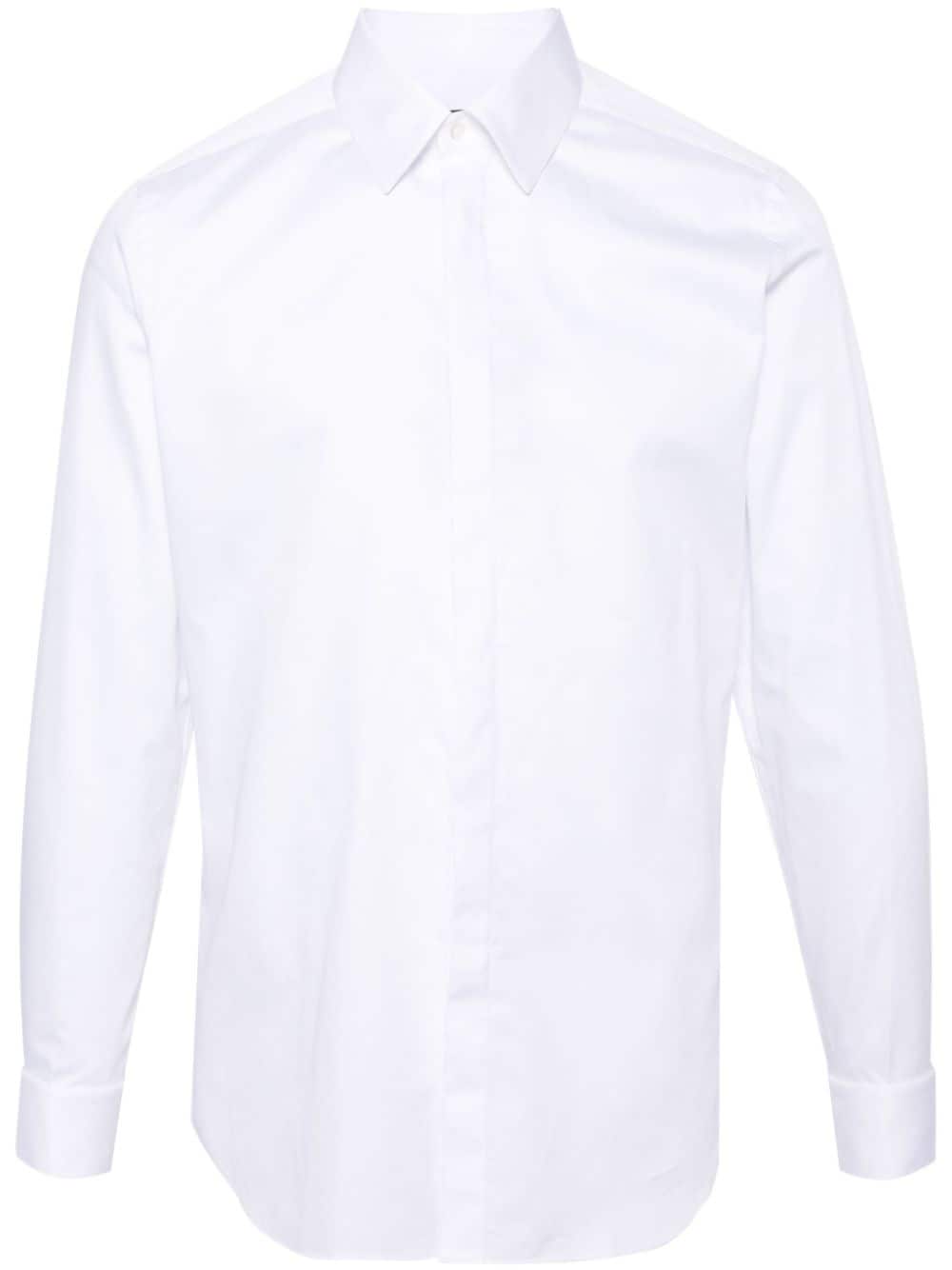 Camicia bianca con polsini francesi