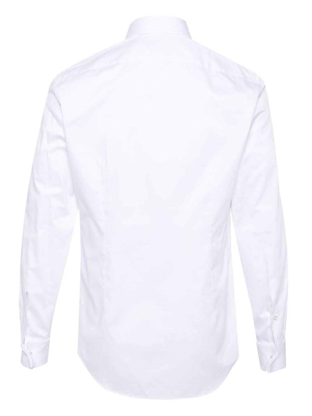 White shirt with French cuffs