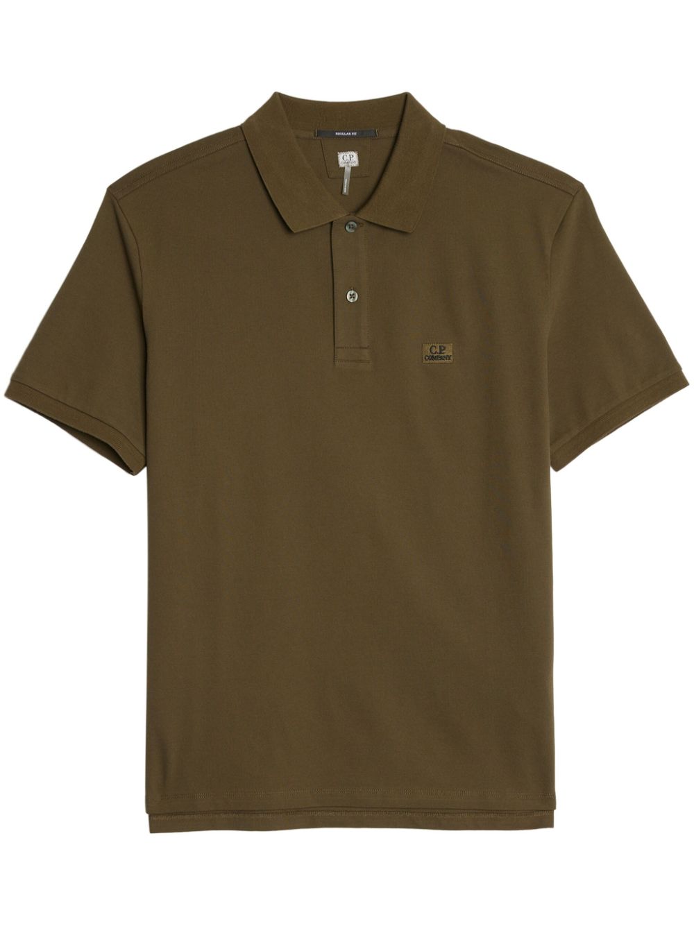 Olive green polo shirt