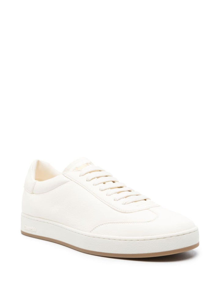 Ivory leather sneaker