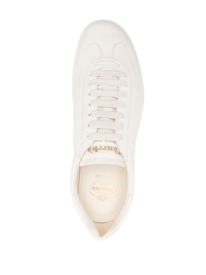 Ivory leather sneaker