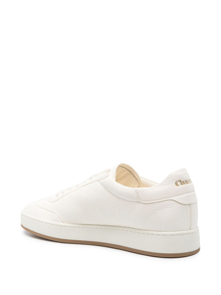 Ivory leather sneaker