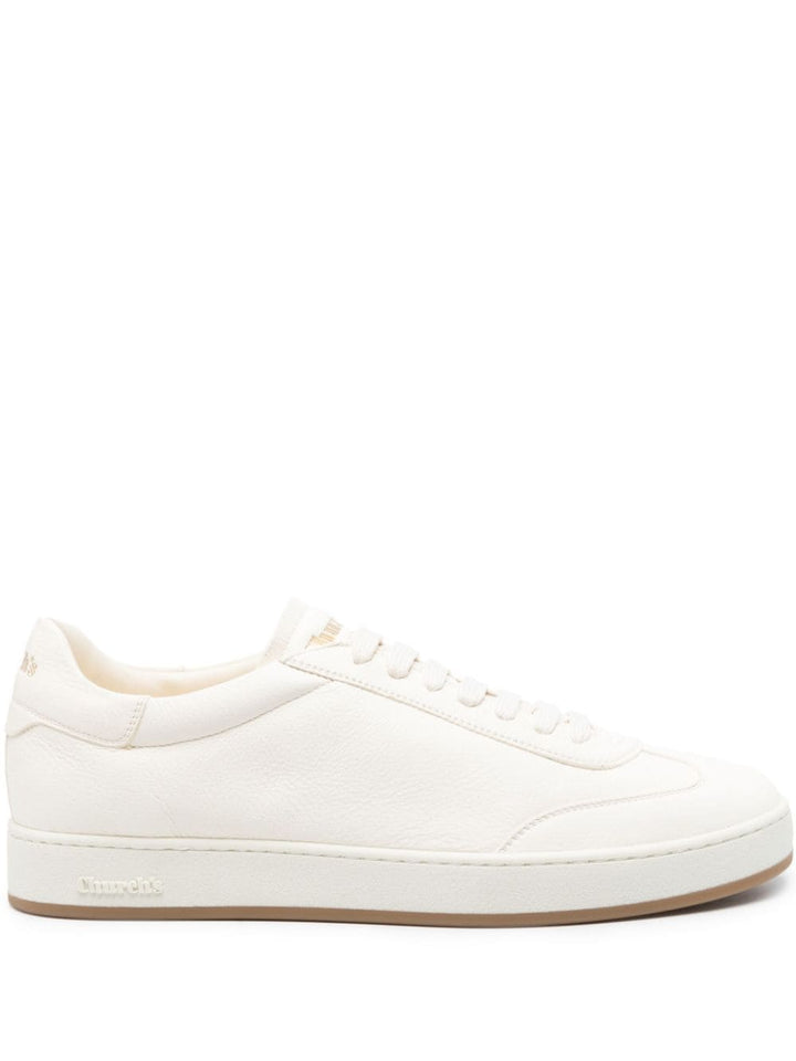 Ivory leather sneaker