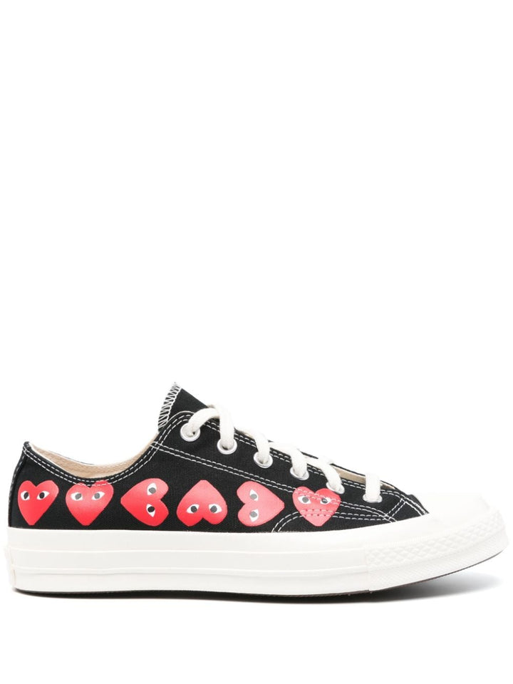 Black Multiheart Low Sneaker