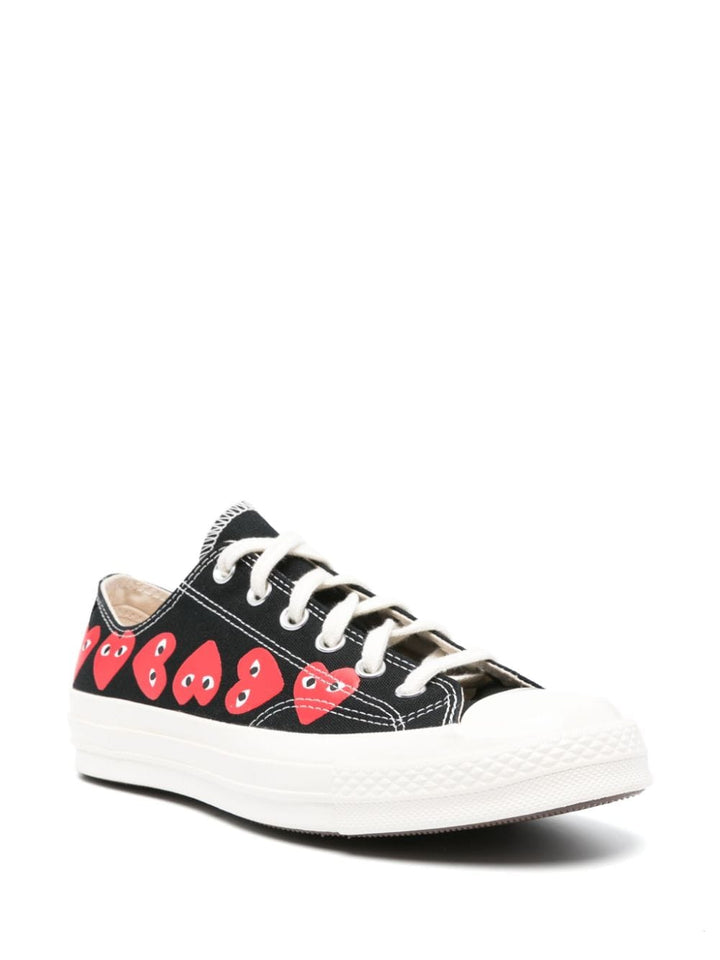 Black Multiheart Low Sneaker