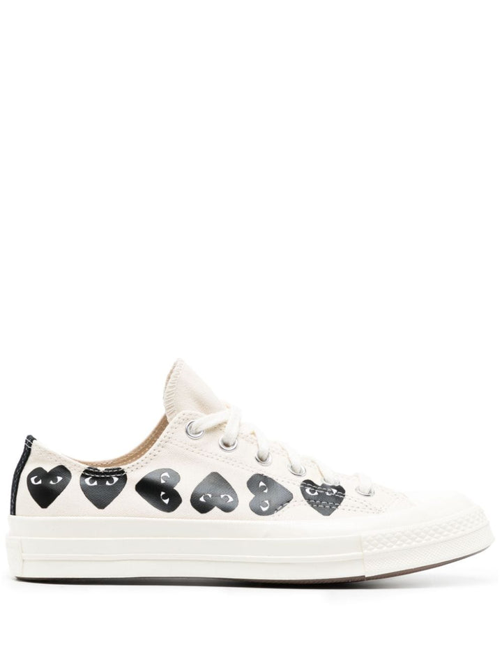 White Multiheart Low Sneaker