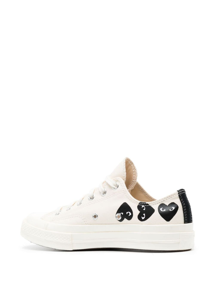 White Multiheart Low Sneaker