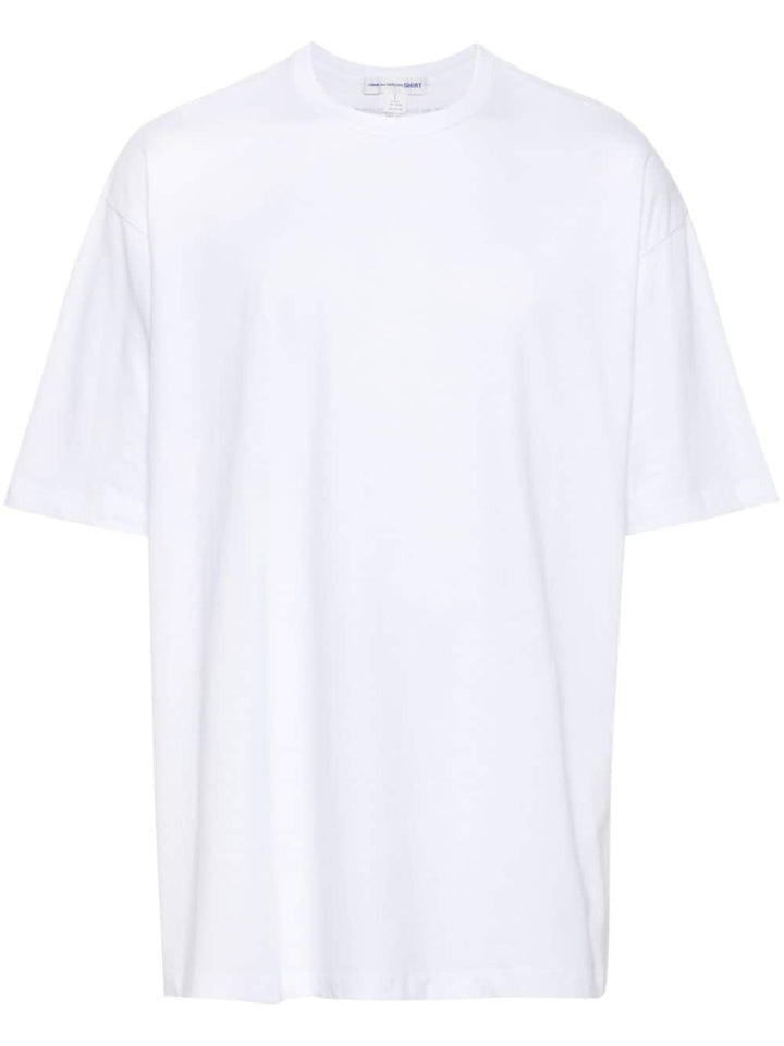 T-shirt basic bianca manica lunga