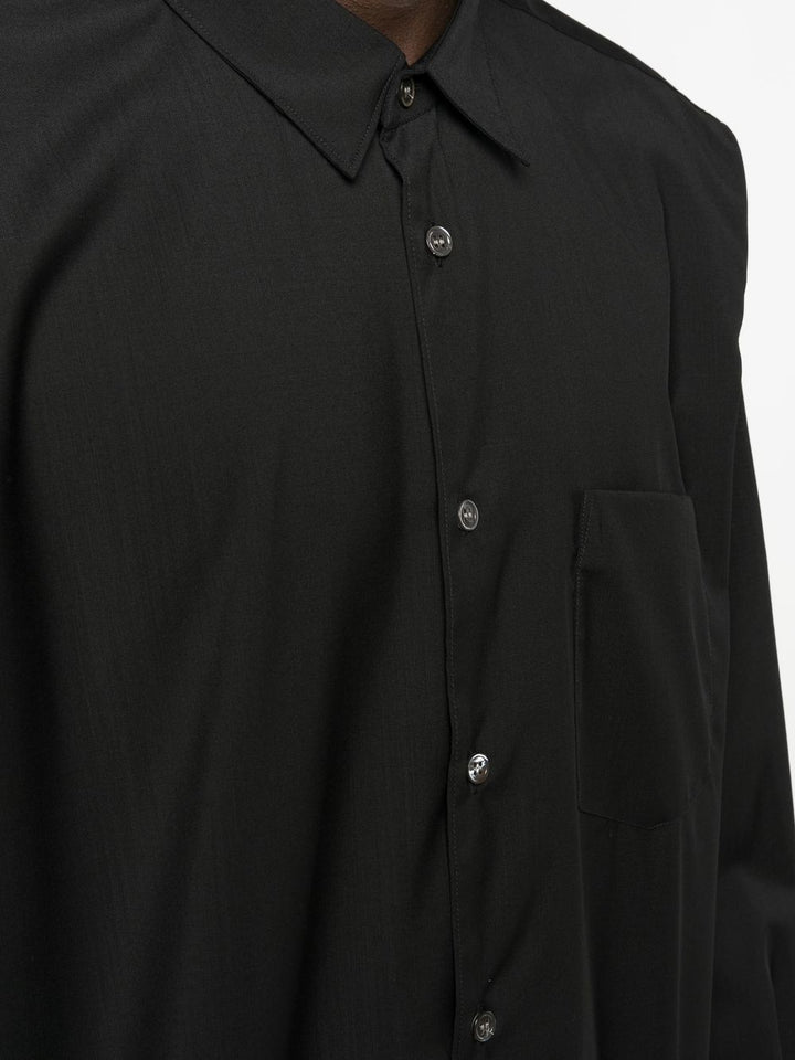 Camicia nera manica lunga