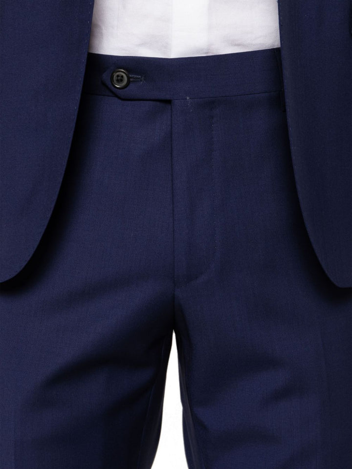 China blue single-breasted suit