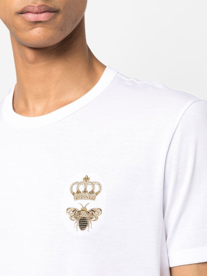 crown logo white t-shirt