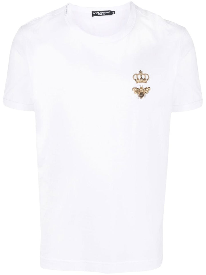 crown logo white t-shirt