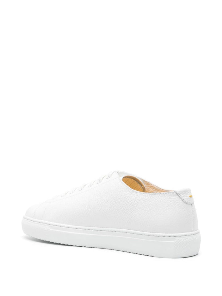 White leather sneakers