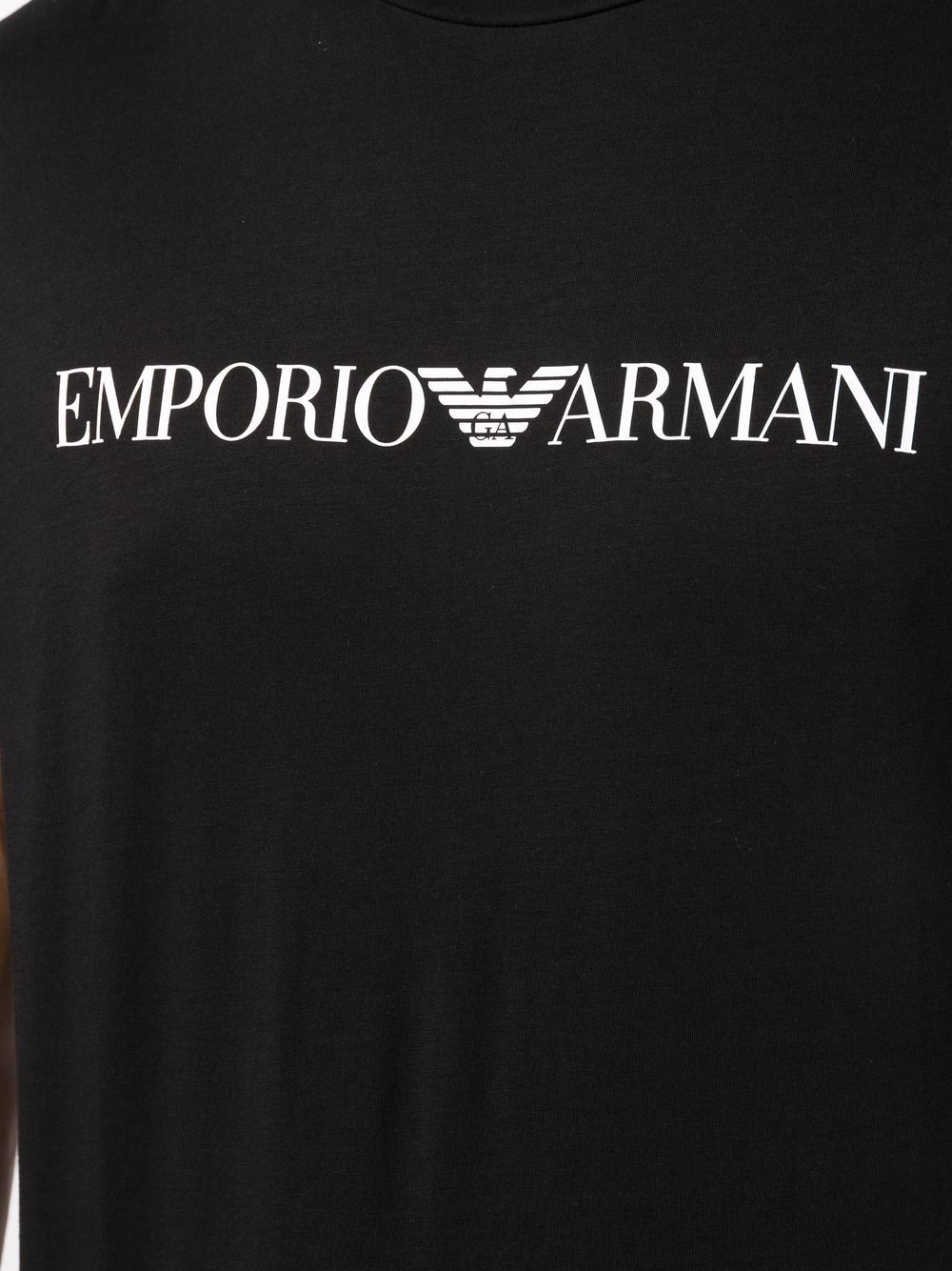 Black emporio logo t-shirt