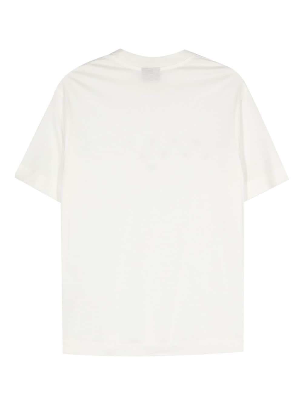 T-shirt bianca in jersey