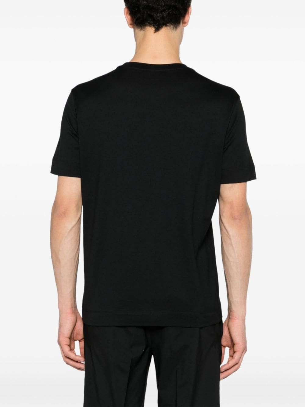 T-shirt noir avec logo Aigle central