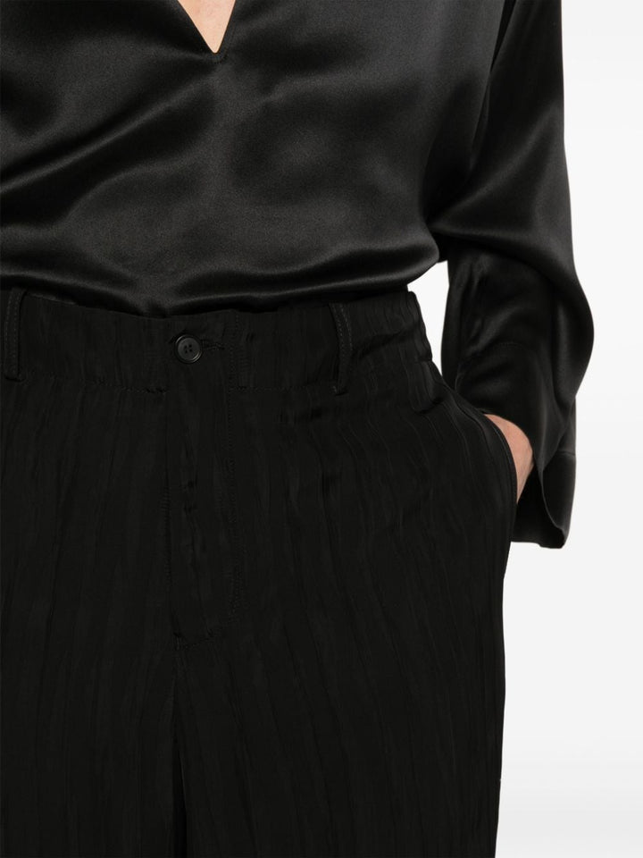 Pantalon large noir