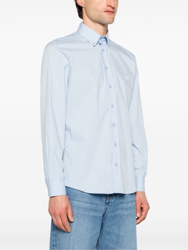 Light blue poplin shirt