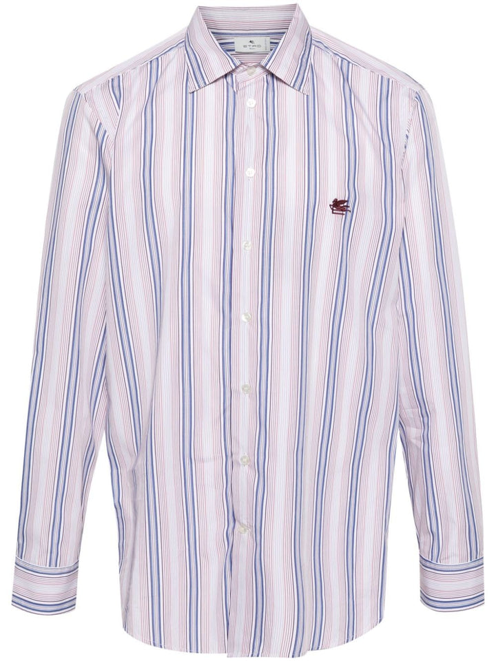 Pink striped shirt