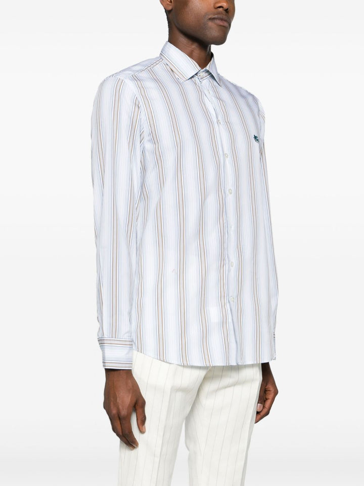 Striped light blue shirt