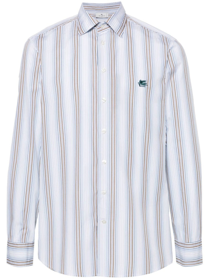 Striped light blue shirt