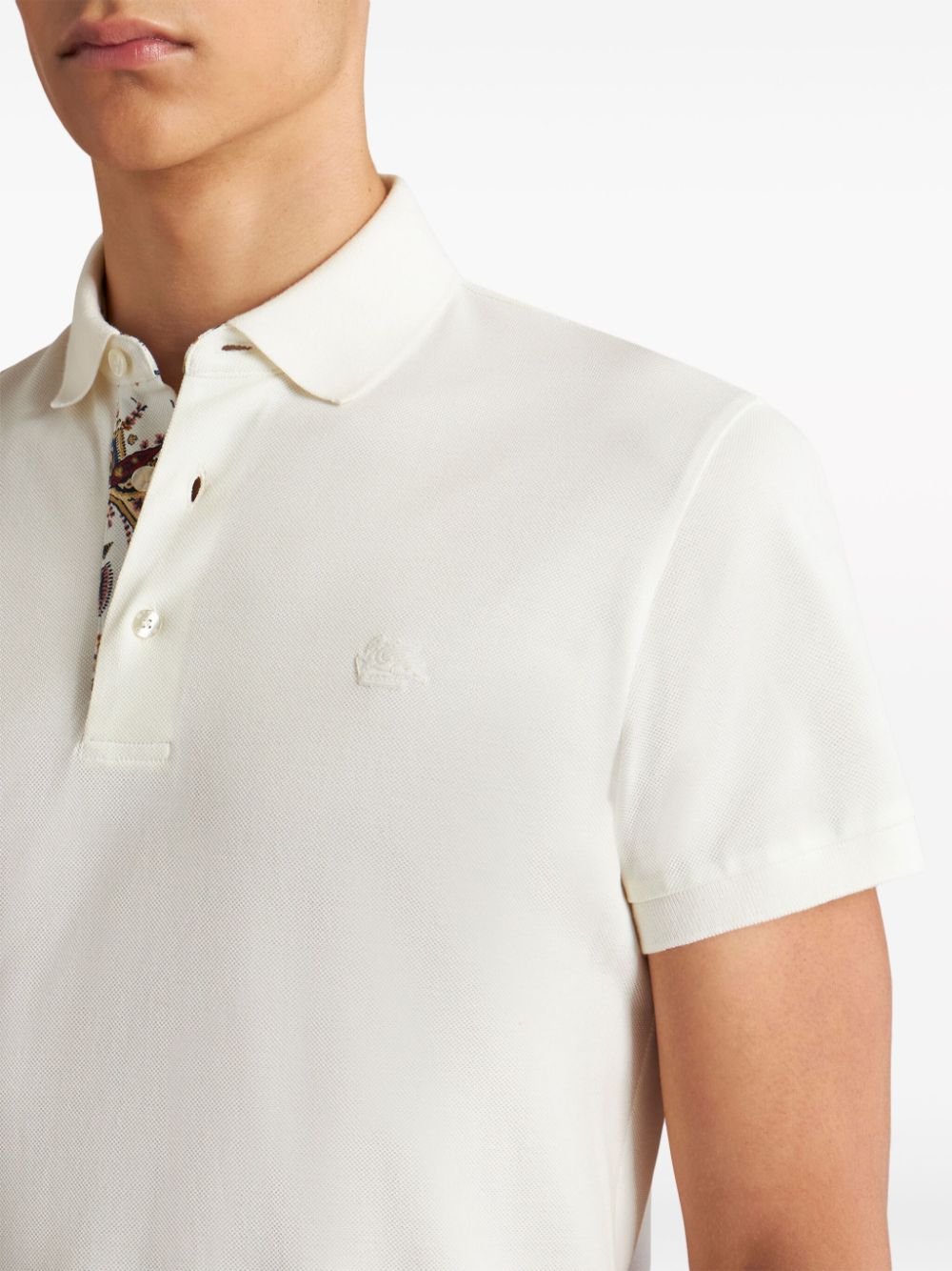 White polo shirt
