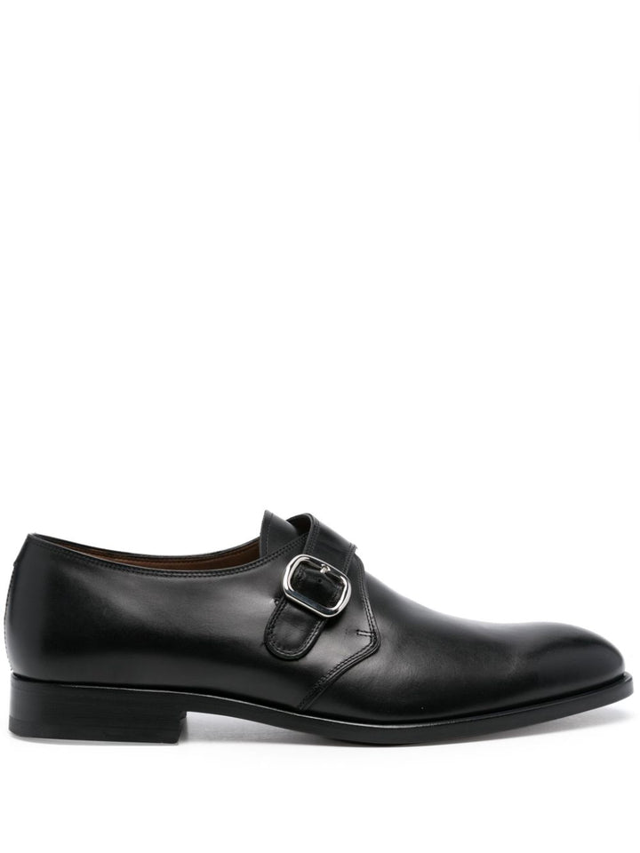 Black monk shoes