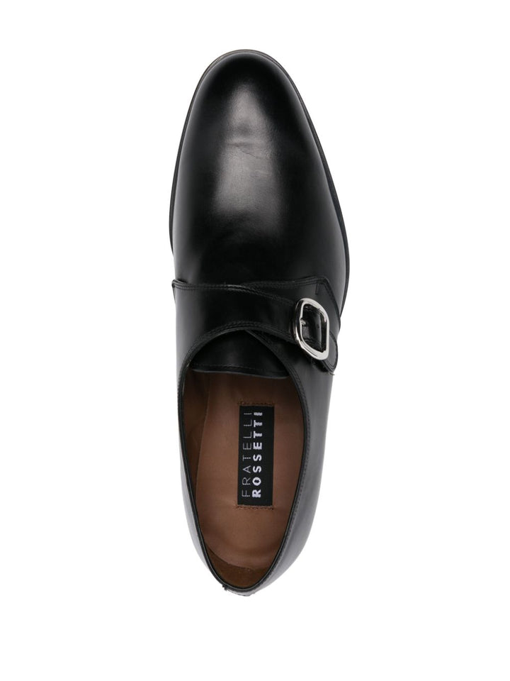 Black monk shoes