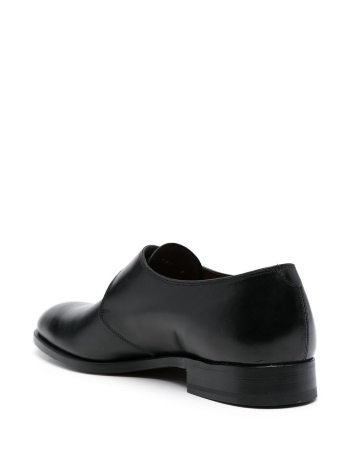 Black monk shoes