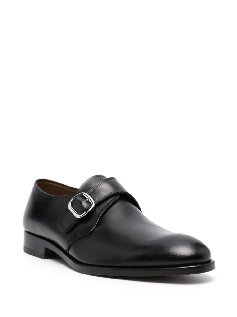 Black monk shoes